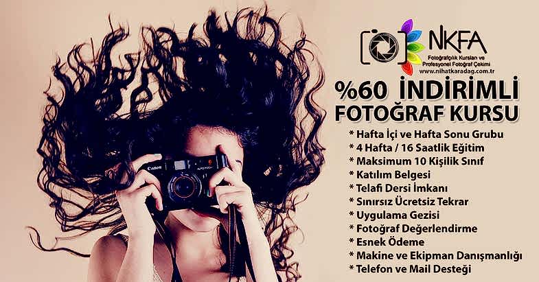 %60 İndirimli Fotoğrafçılık Kursu
